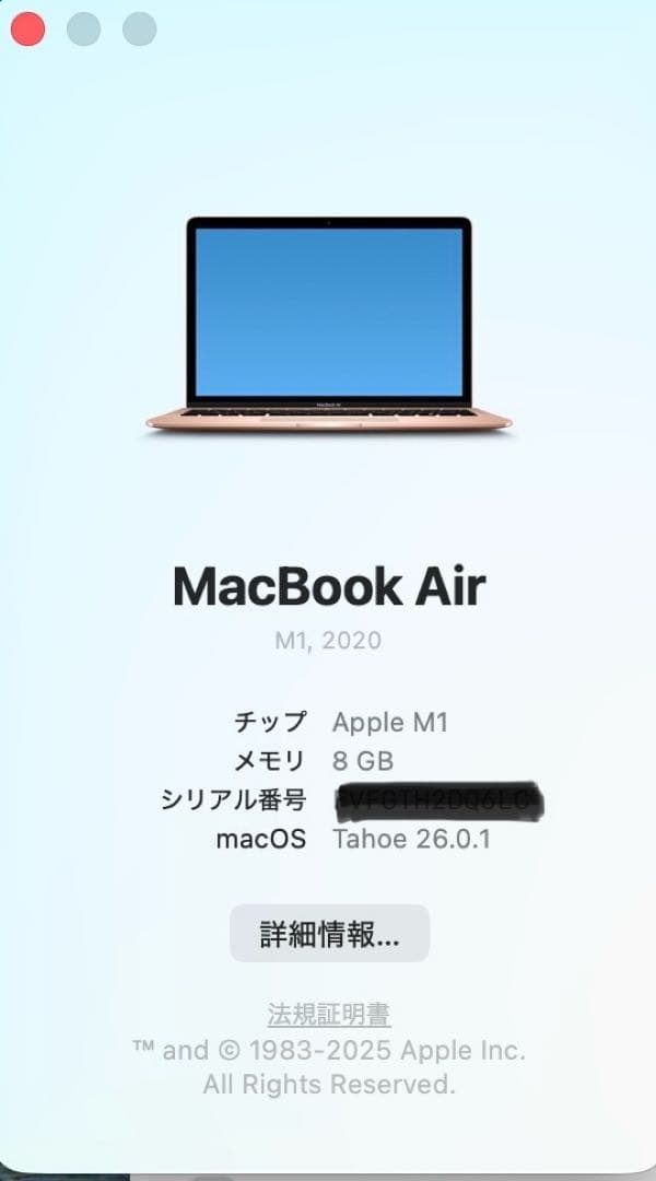 Apple MacBook Air ローズゴールド