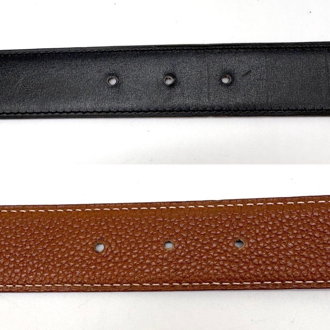 【極美品】エルメス ベルトバックル コンスタンス　リバーシブルベルト ⬜︎H