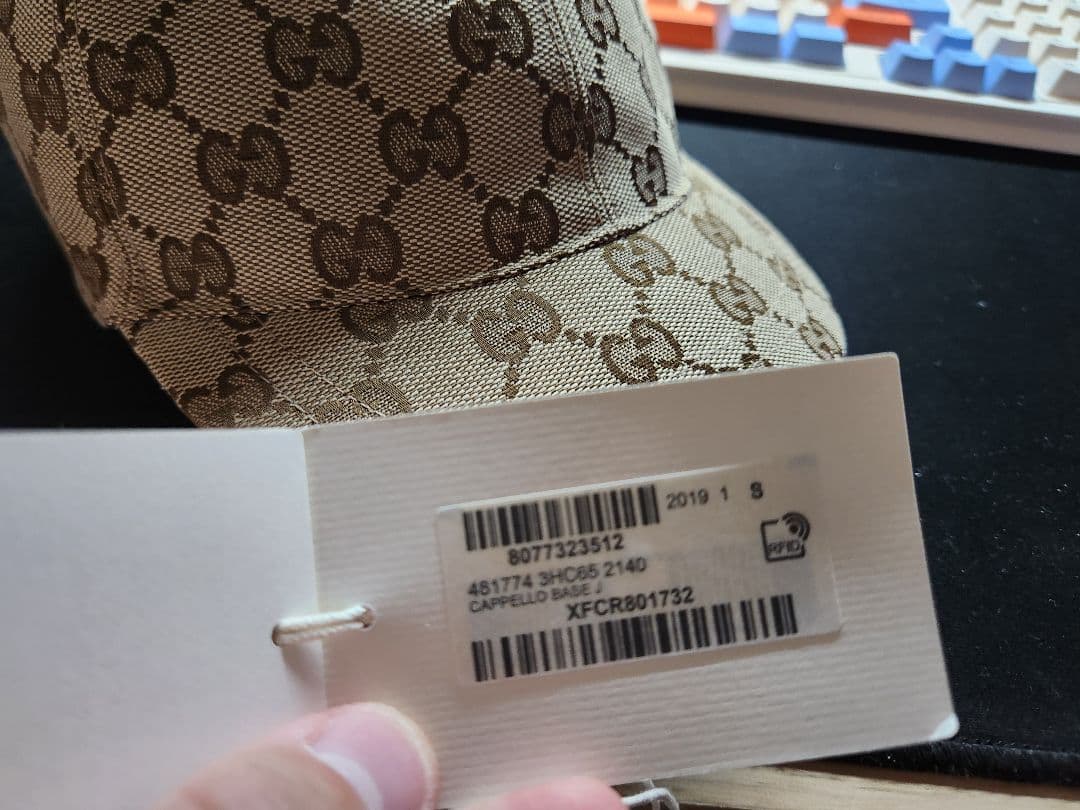 グッチ キッズ GGキャンバス ベースボールキャップ　子供帽子　グッチ帽子