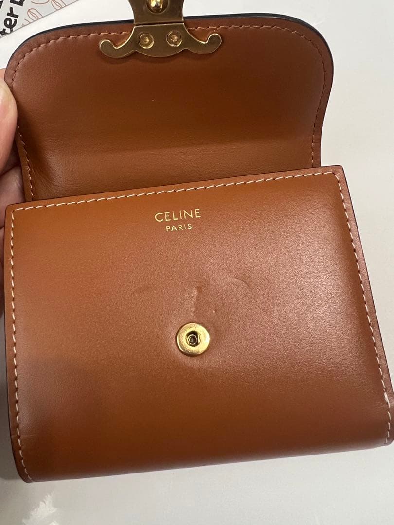 CELINE トリオンフ 三つ折り財布　正規品