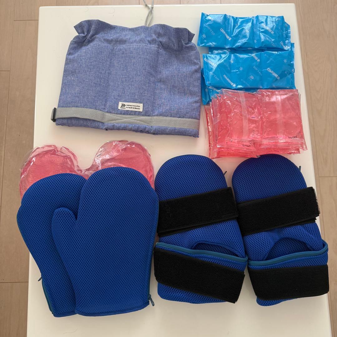 クールミトンα クールソックスα 頭部用保冷セット