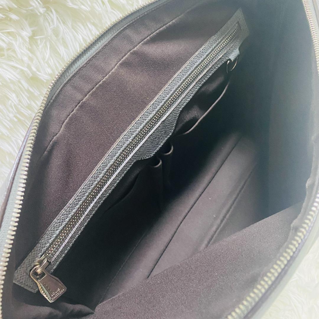 LOUIS VUITTON ビジネスバッグ タイガ グレー　ヴァシリ レザー
