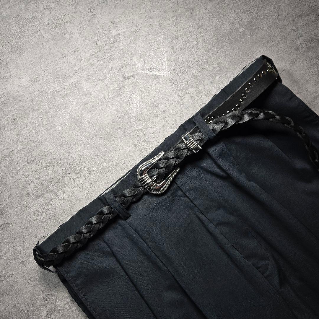 スタッズ　レザー　ベルト　ハンドメイド　beli-11