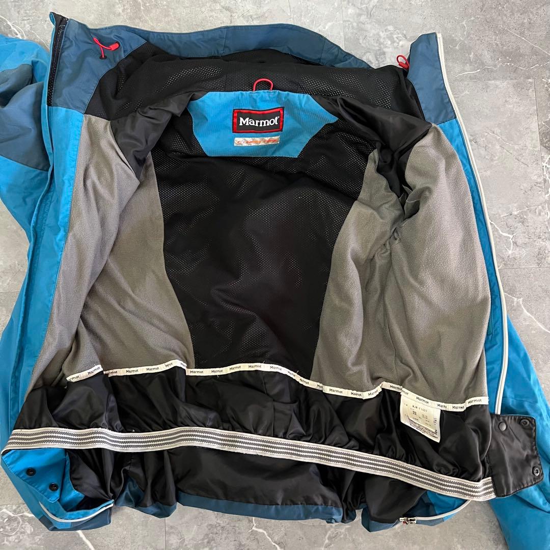 00s Marmot Tech Shell Jacket 青 y2k 撥水