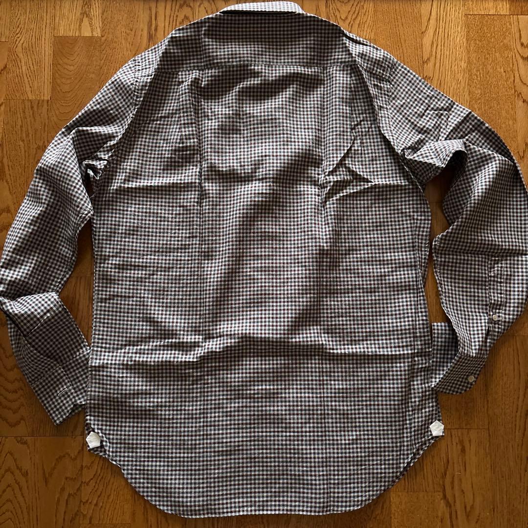 新品：LoroPiana（ロロピアーナ）コットンシャツ　Mサイズ