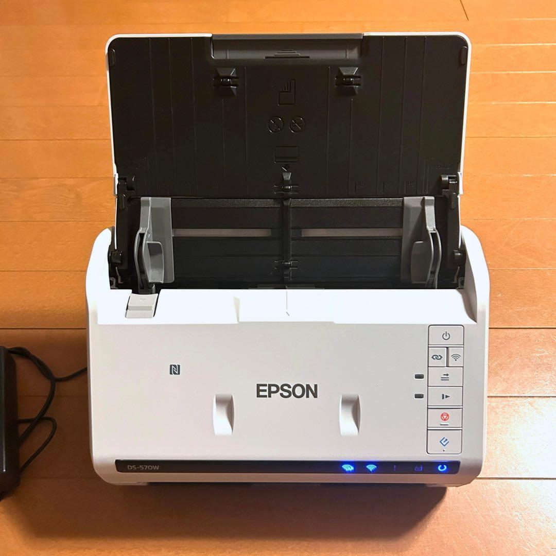 【動作良品】EPSON DS-570W ドキュメントスキャナー Wi-Fi対応