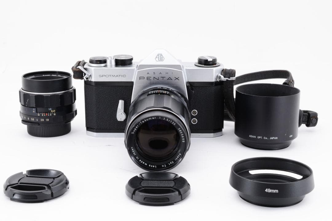 フィルムカメラ PENTAX SP Super Takumar 55mm 135mm SO118
