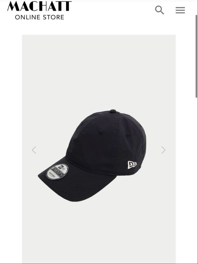 『NEWERA×MACHATT』9TWENTYキャップ(ブラック)ニューエラ