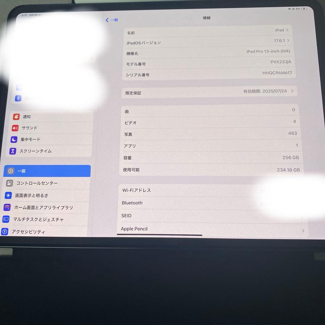 iPad Pro m4 13インチ　256GB
