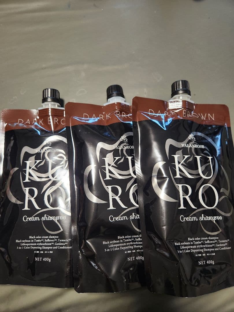VALANROSE KURO クリームシャンプー 400g×3個セット★
