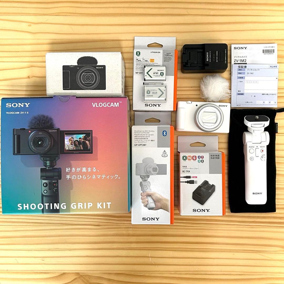 【美品】SONY ZV-1 ll SHOOTING GRIP KIT