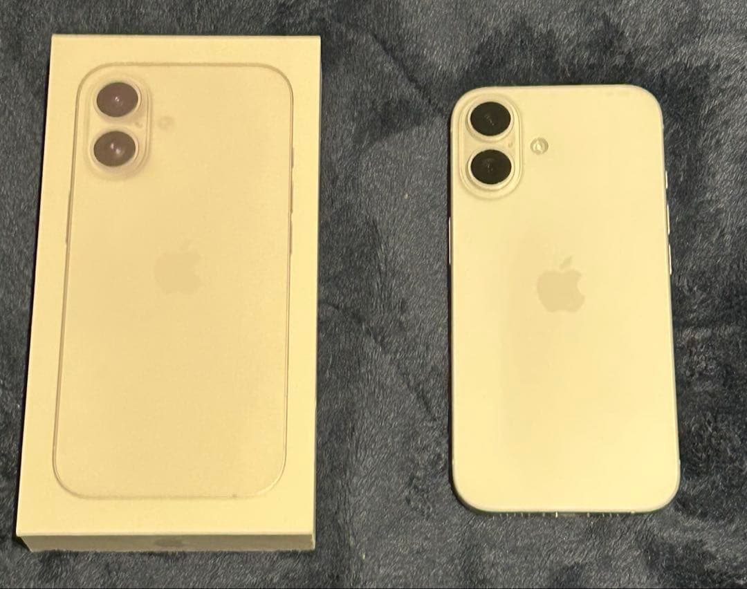 iPhone16 White 256GB SIMフリー　バッテリー100%