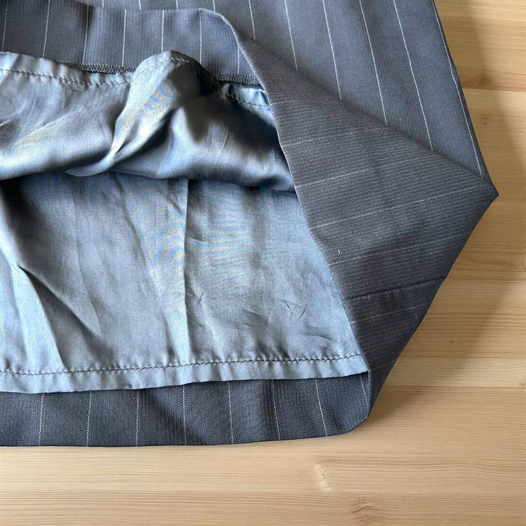 GIORGIO ARMANI ワンピース　バージンウール　ピンストライプ　黒