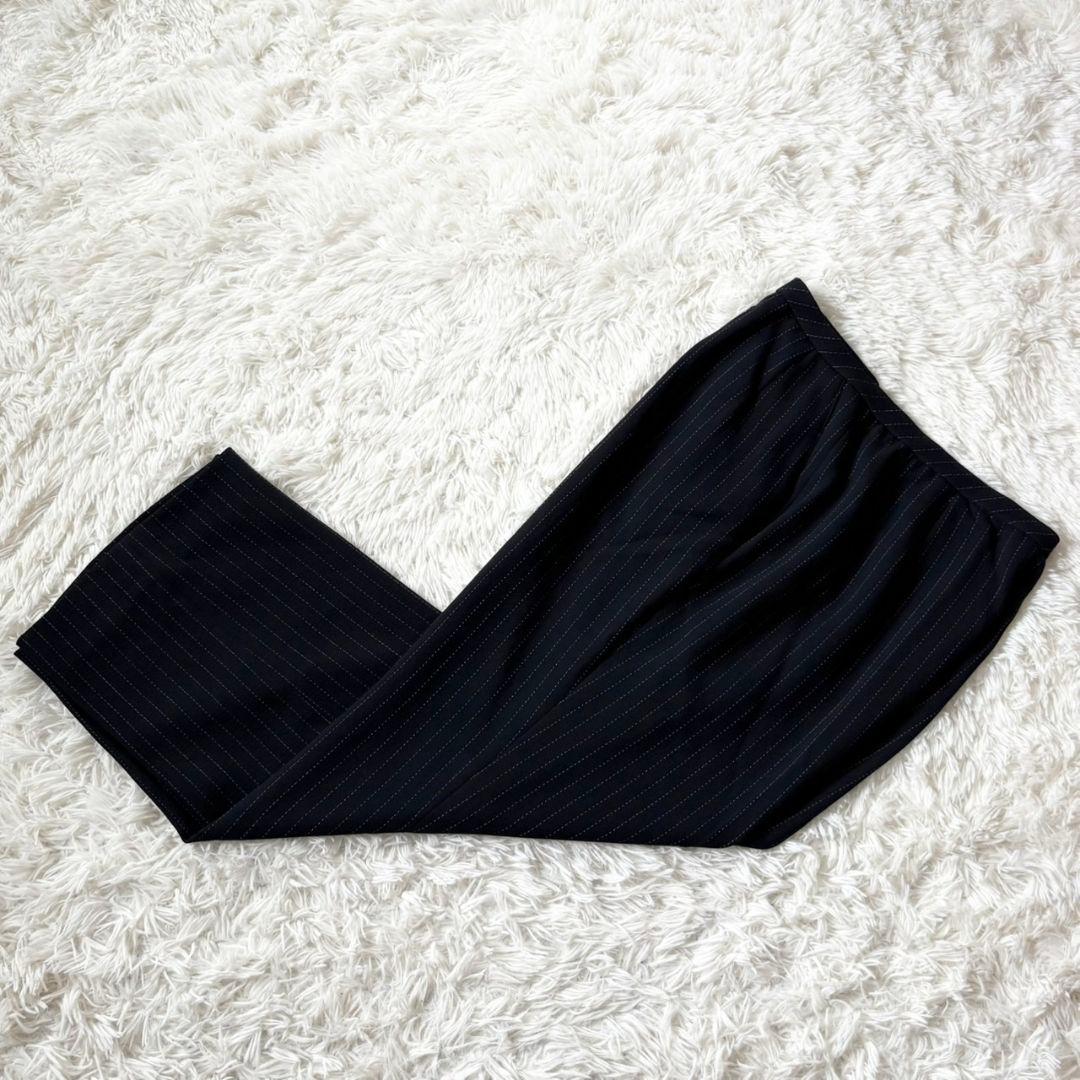 極美品 レリアン スーツ セットアップ ストライプ 春夏用 大きいサイズ 17+