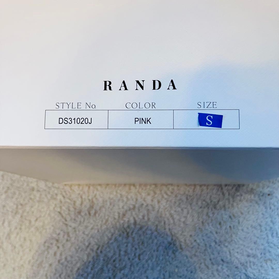 【超希少】RANDA フラワーブーケミュールサンダル Sサイズ