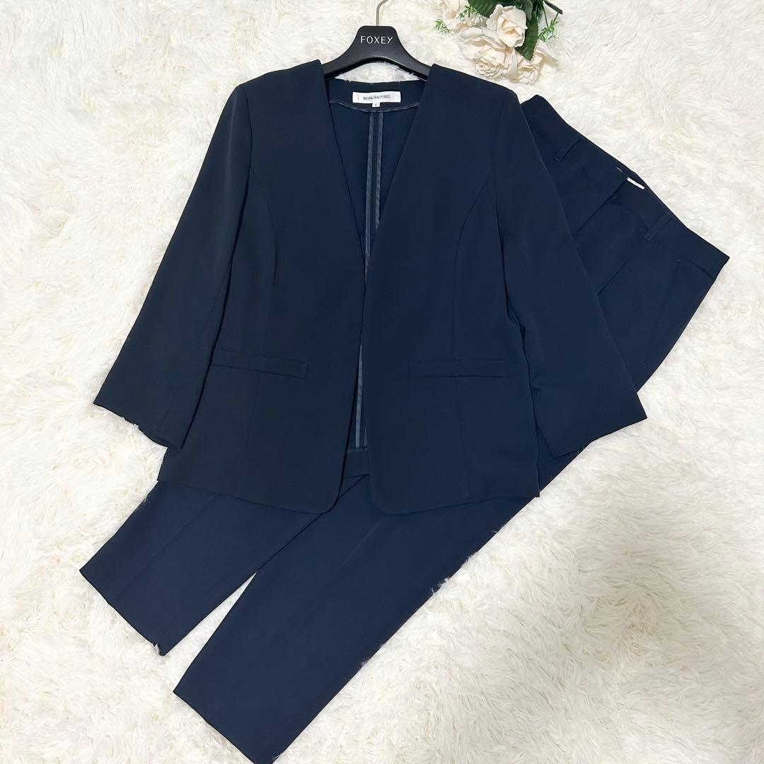 【洗える！】NATURAL BEAUTY BASIC パンツスーツ 春夏用
