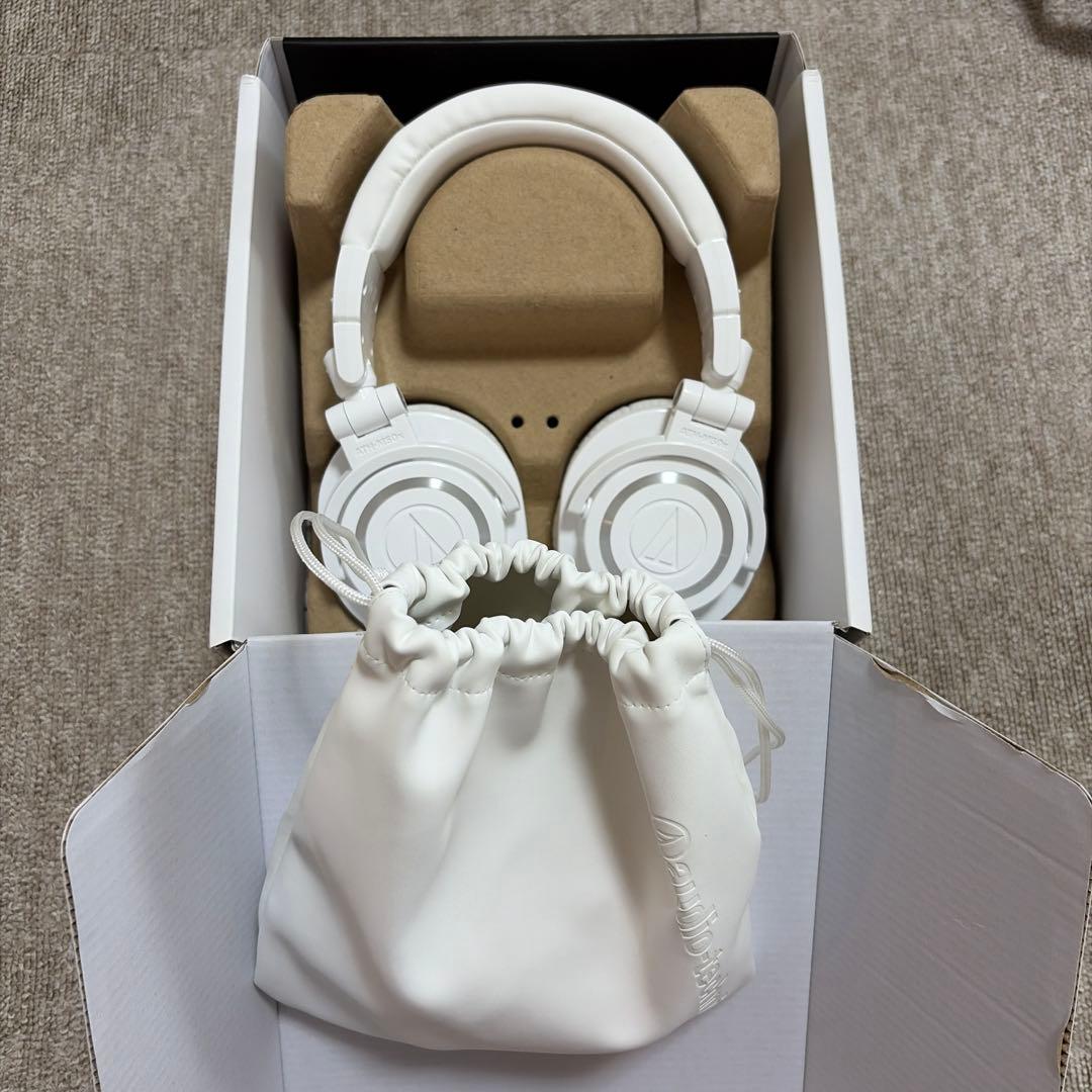 audio-technica ATH-M50x White 小汚れアリ