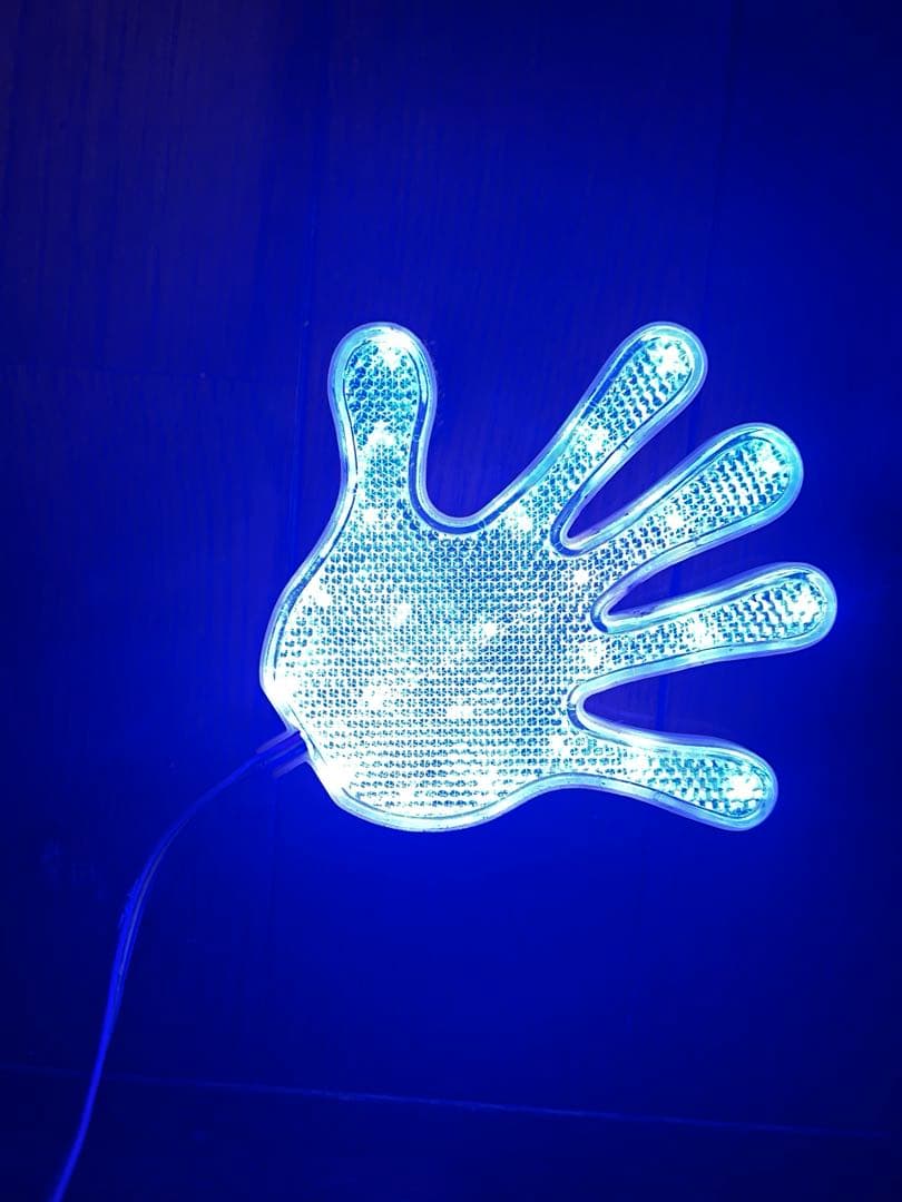 デコトラ バイバイハンドリフレクター 青