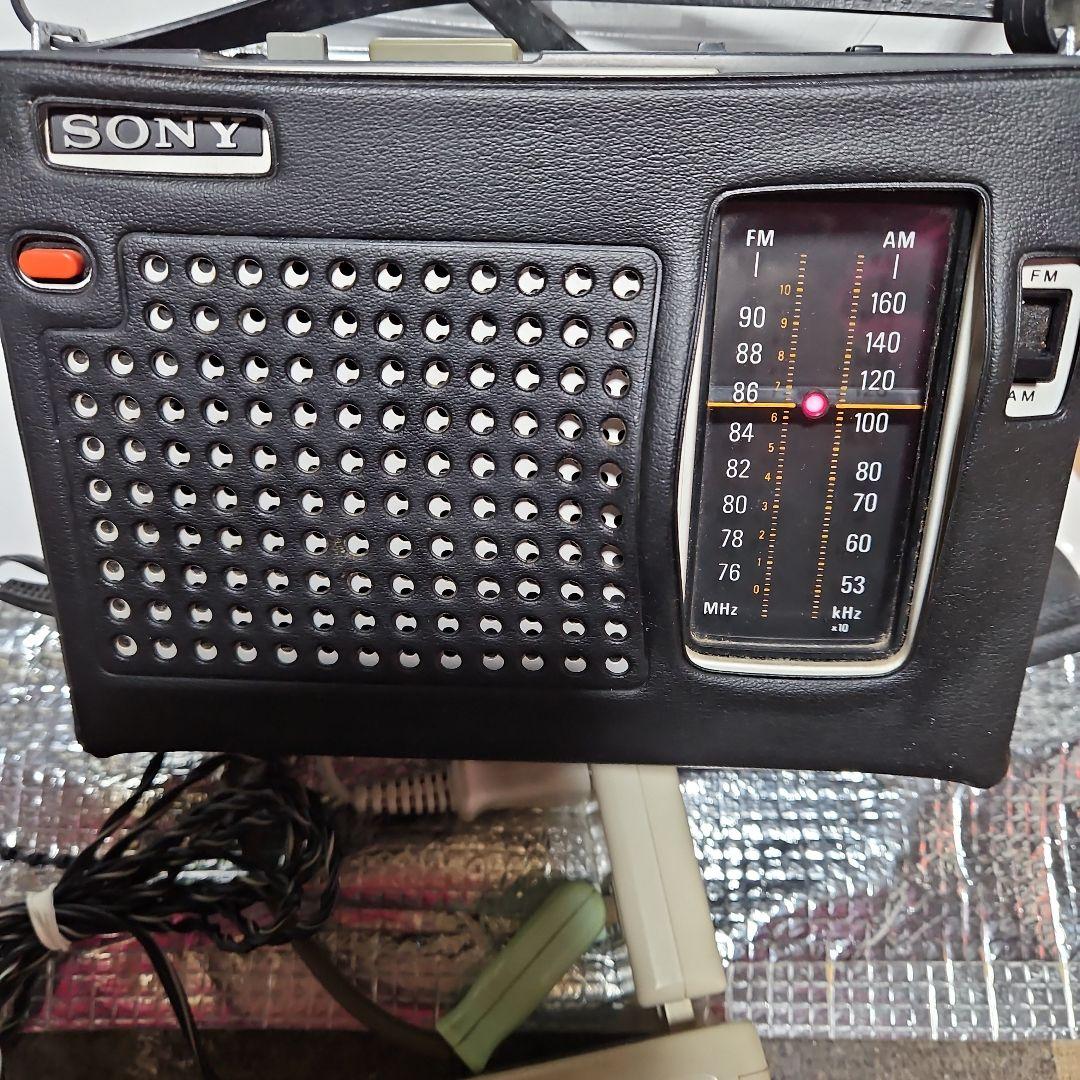 1974年製SONY ポータブルラジオチューナー FM/AM稼働品
