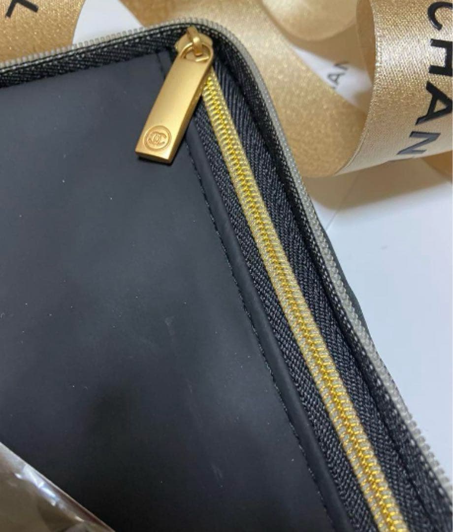 新品 CHANEL レ ミニ ドゥ シャネル ミニブラシセット 化粧ポーチ 黒