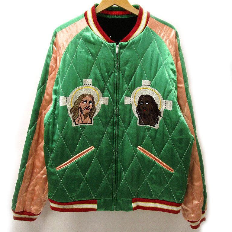 22ss SAINT MICHAEL × DENIM TEARS スカジャン M