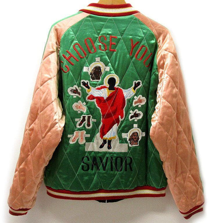 22ss SAINT MICHAEL × DENIM TEARS スカジャン M