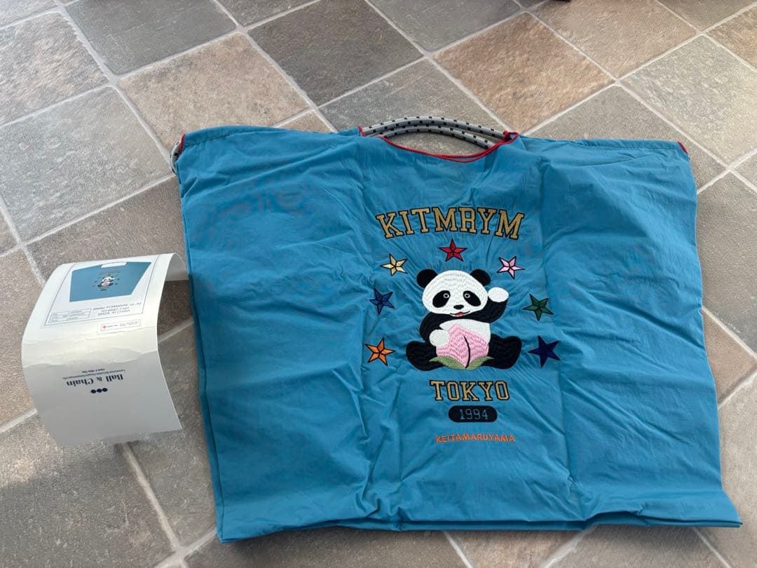 【新品】人気✨Ball＆Chain ケイタマルヤマ パンダ Lサイズ ブルー