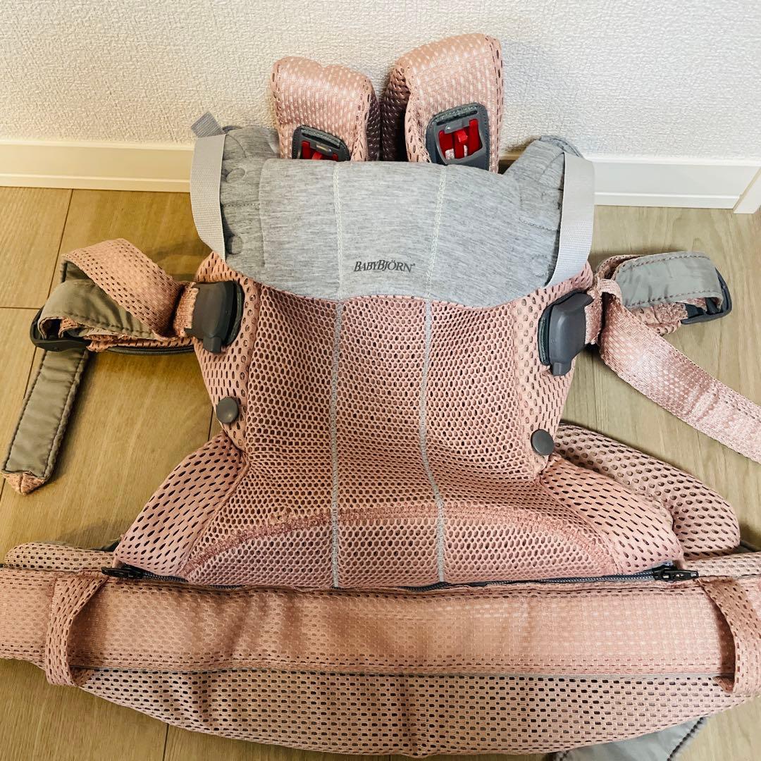 BABYBJÖRN HARMONY 抱っこひも メッシュ ピンク【即発送可】