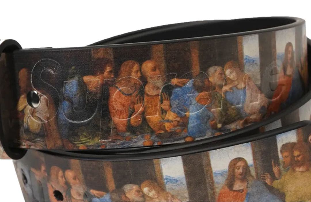 Supreme Last Supper Leather Belt Sサイズ