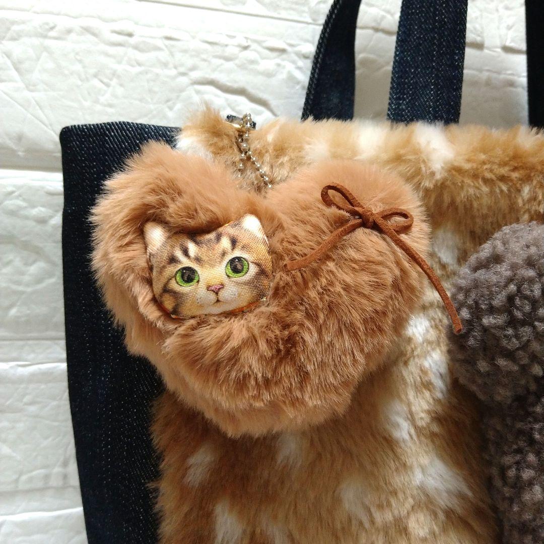 S*W様 コヤンイサムチョン☆横長トートバッグ　　バンビ柄ファー　サンダー　くま