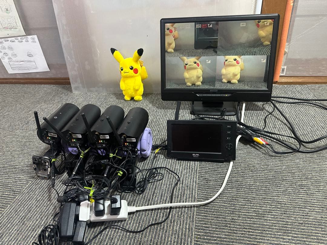 ELPA 防犯カメラセット中古