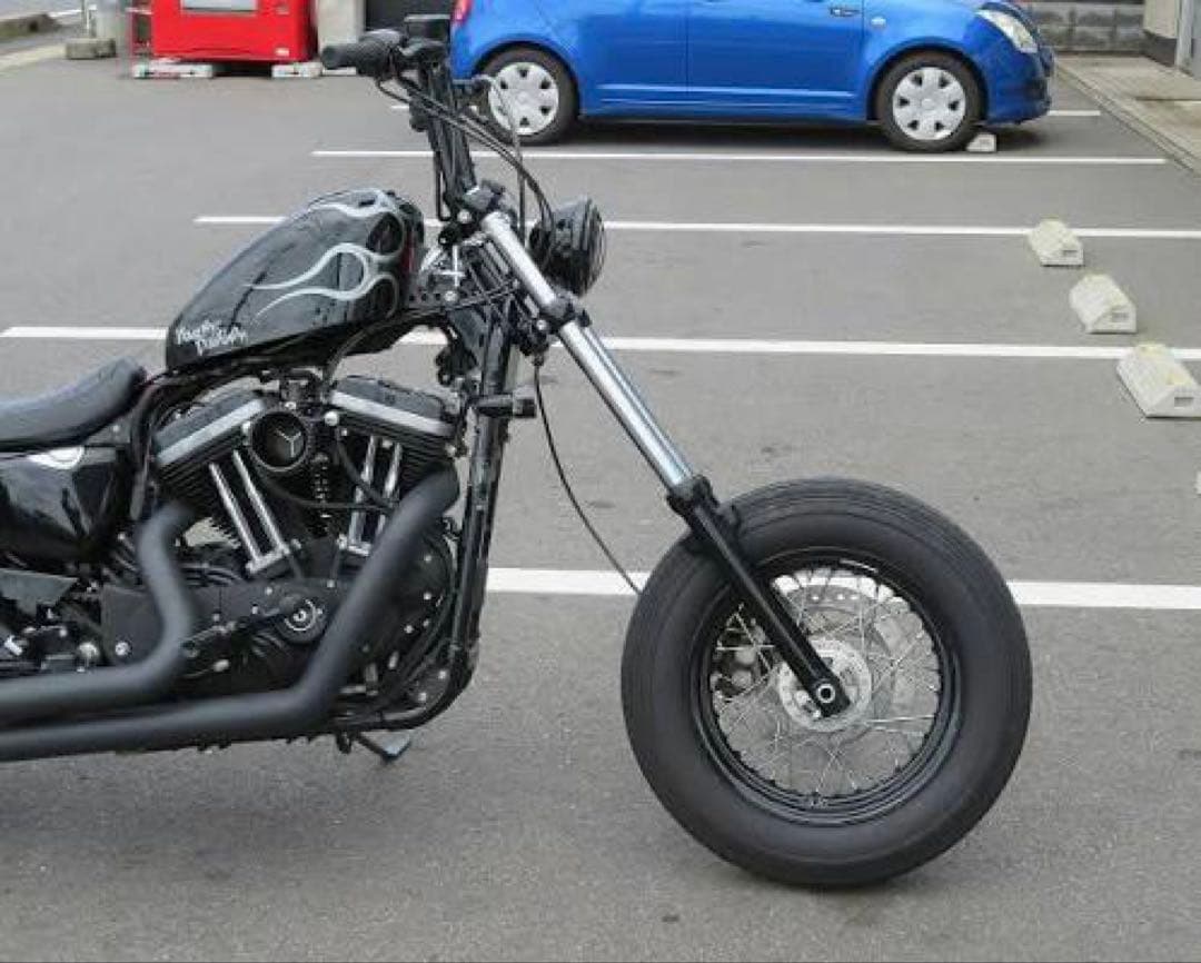 値下げOK ハーレースポーツスター　簡単フロントフォーク延長ジョイント