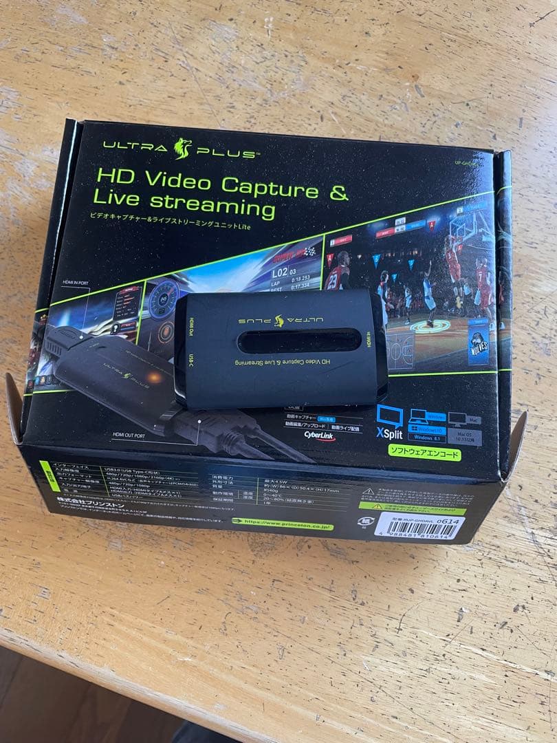 キャプチャーボード　4K 60fps