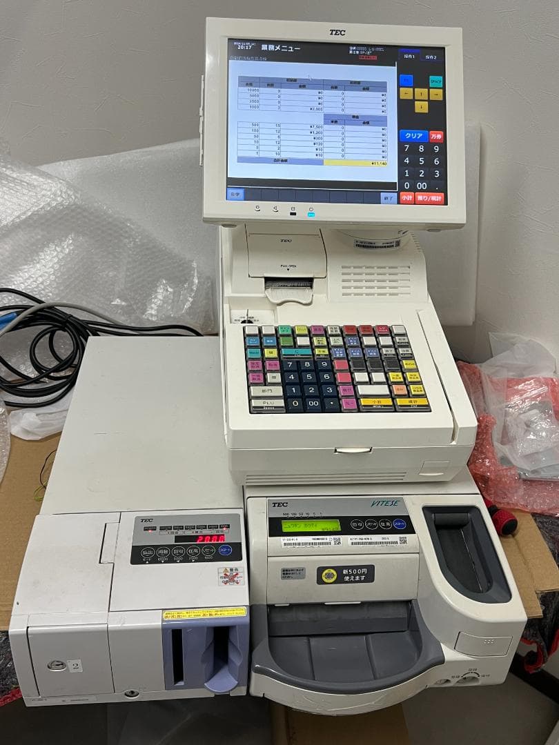 QT-100 ShopWork7G+自動釣銭機 VT-250K VT-200S