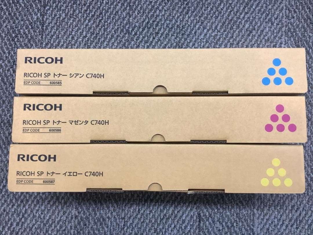 RICOH SP トナー C740H 3色セット