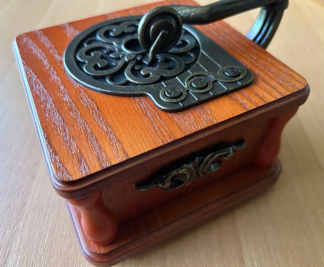 木製レトロ Bluetooth 蓄音機型 ポータブル スピーカー ミニ