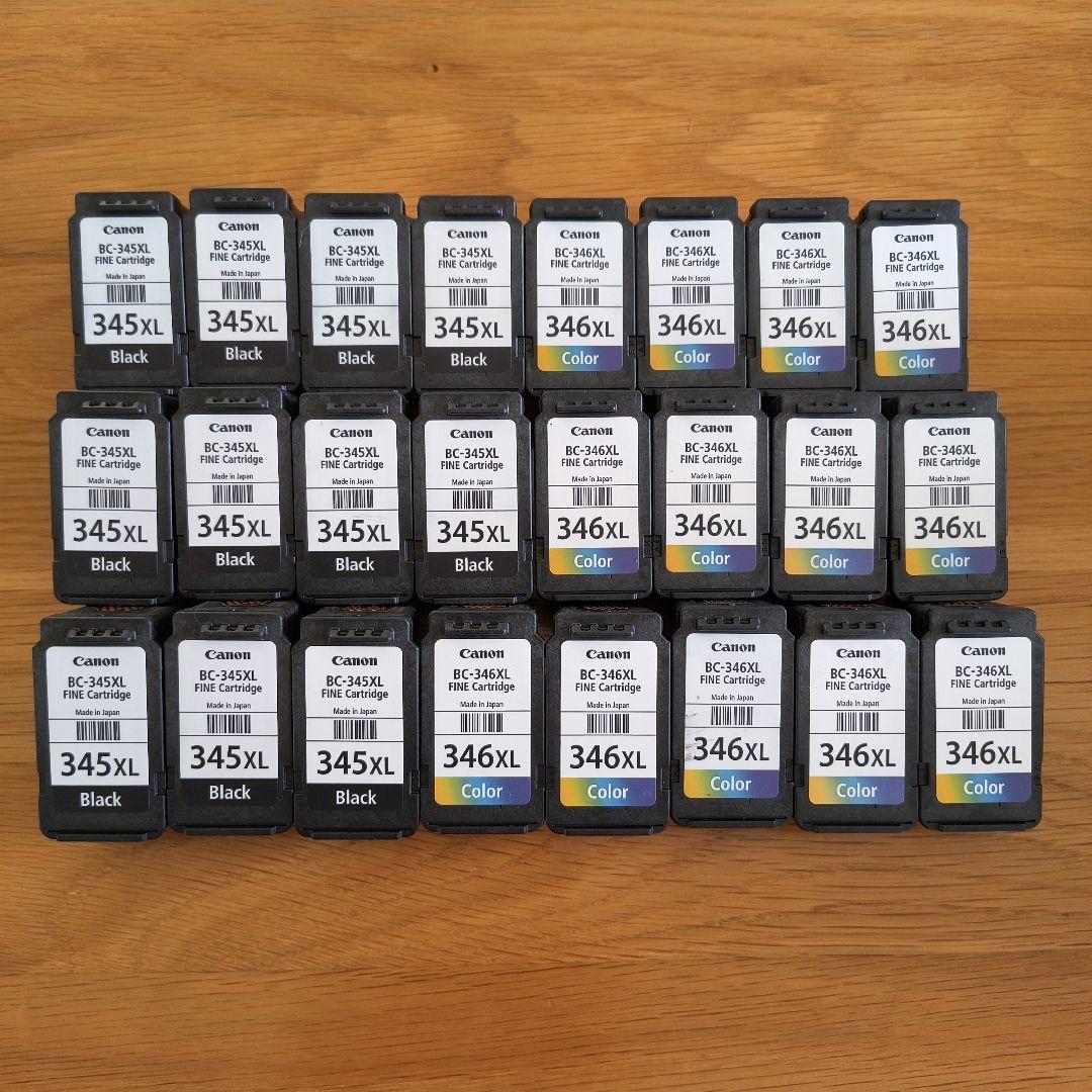 【使用済み】 Canon 純正インクカートリッジ　24個