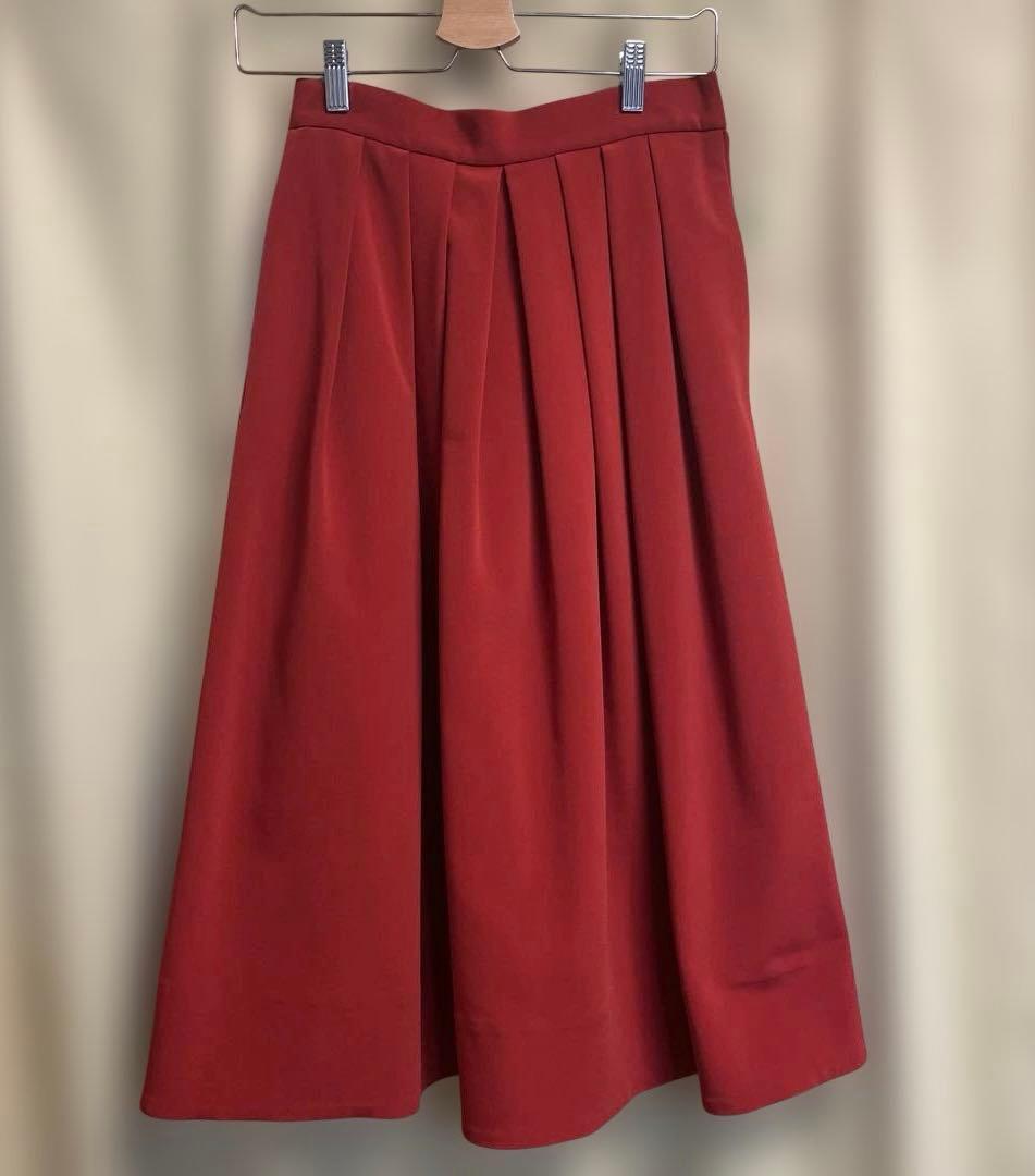 SHE Tokyo フレアスカート　Anna 赤