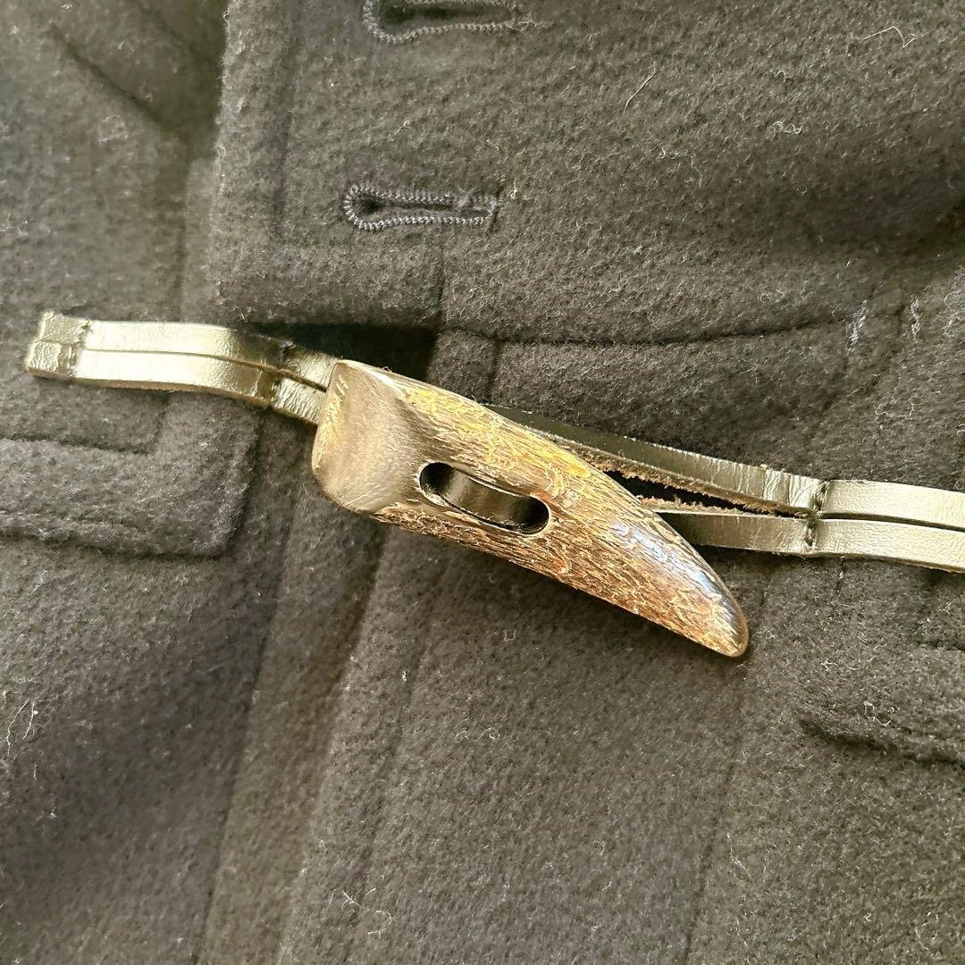 美品　HYKE ダッフルコート　ロングコート　ロング丈　トグル　ネイビー