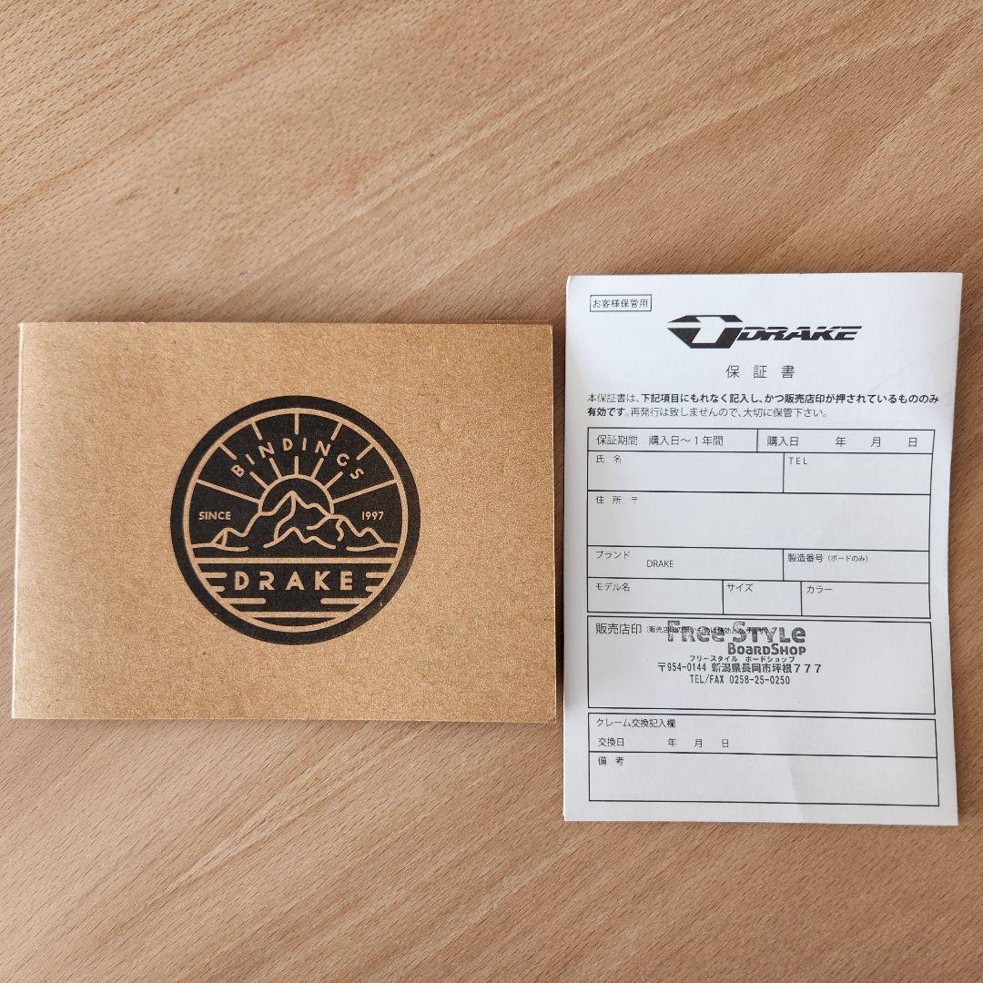 R*D様 DRAKE　JADE　ドレイクジェイド　スノーボードビンディング