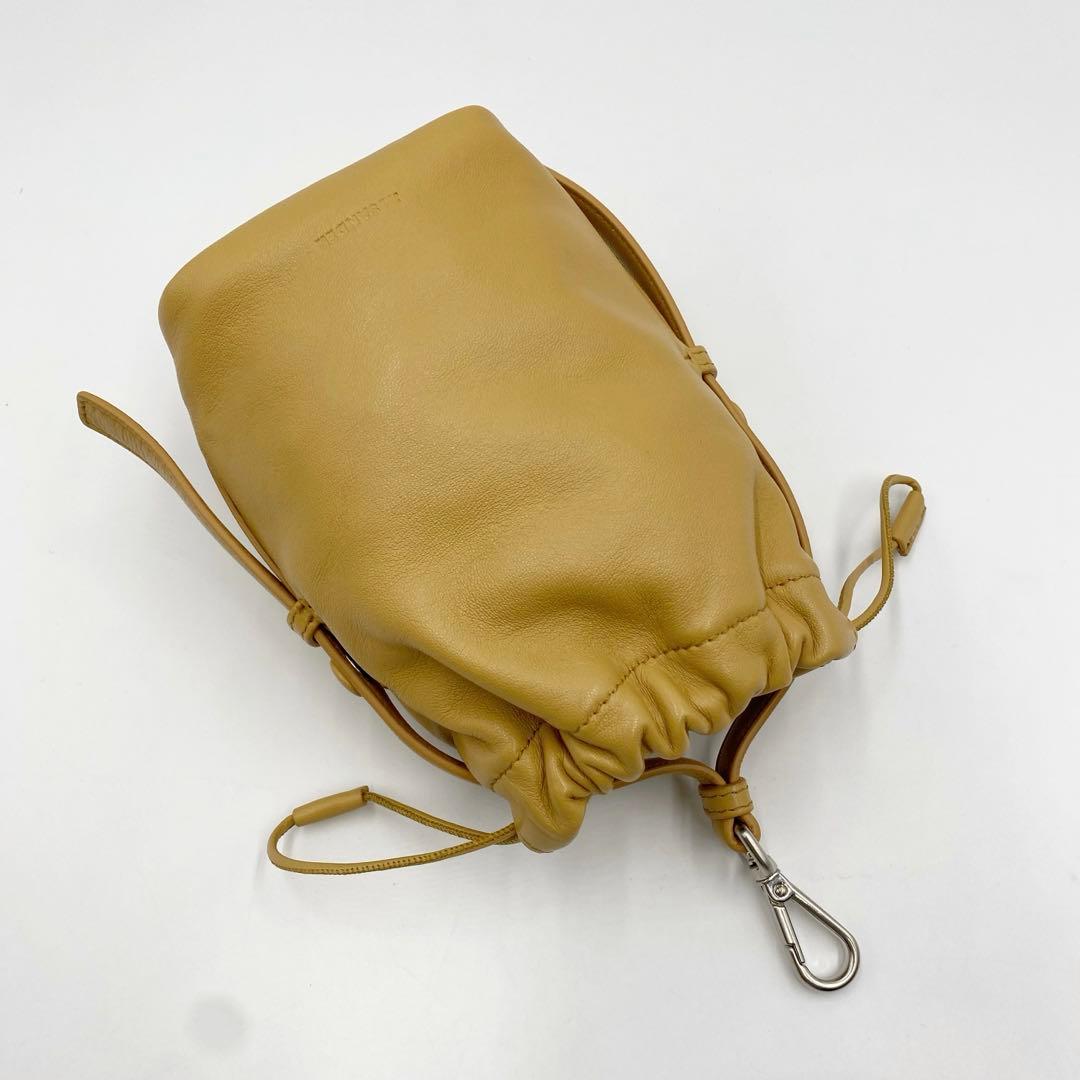 専用★JIL SANDER ジルサンダー 巾着型 ポーチ レザー★047