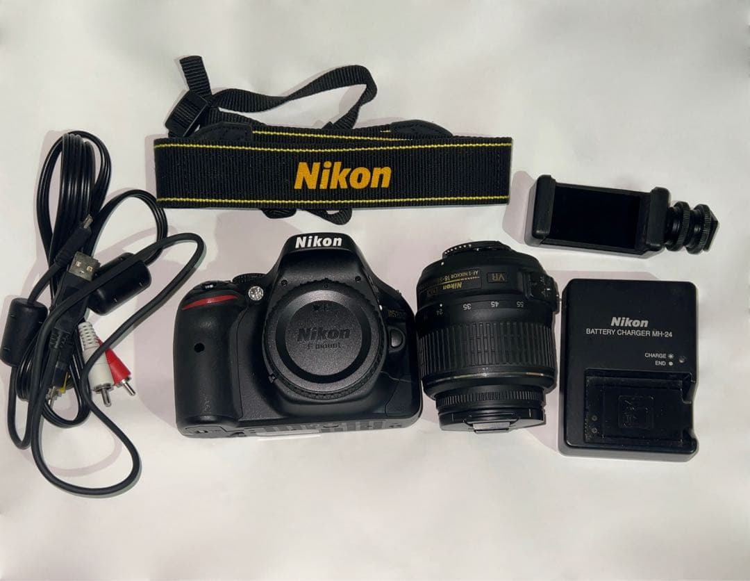 ニコン 一眼レフ D5200 カメラ Nikon レンズ 18-55mm