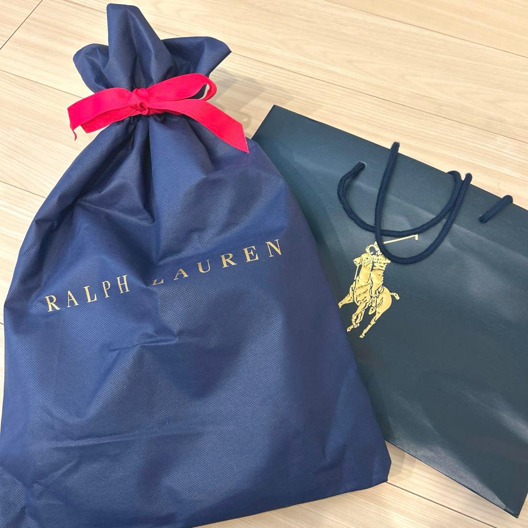 ラルフローレン　ビッグ フィット ストライプド ジャージー ラグビー シャツ