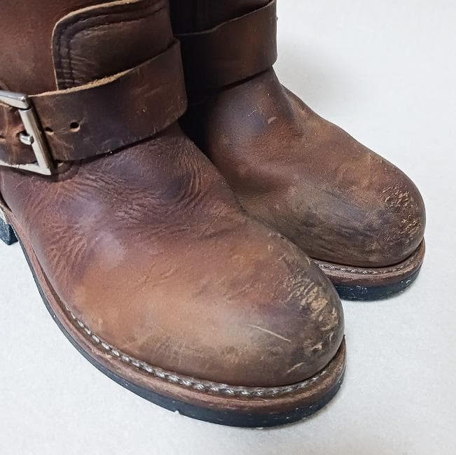 レッドウィング　エンジニアブーツ　オイルドレザー　ブラウン　２３㎝