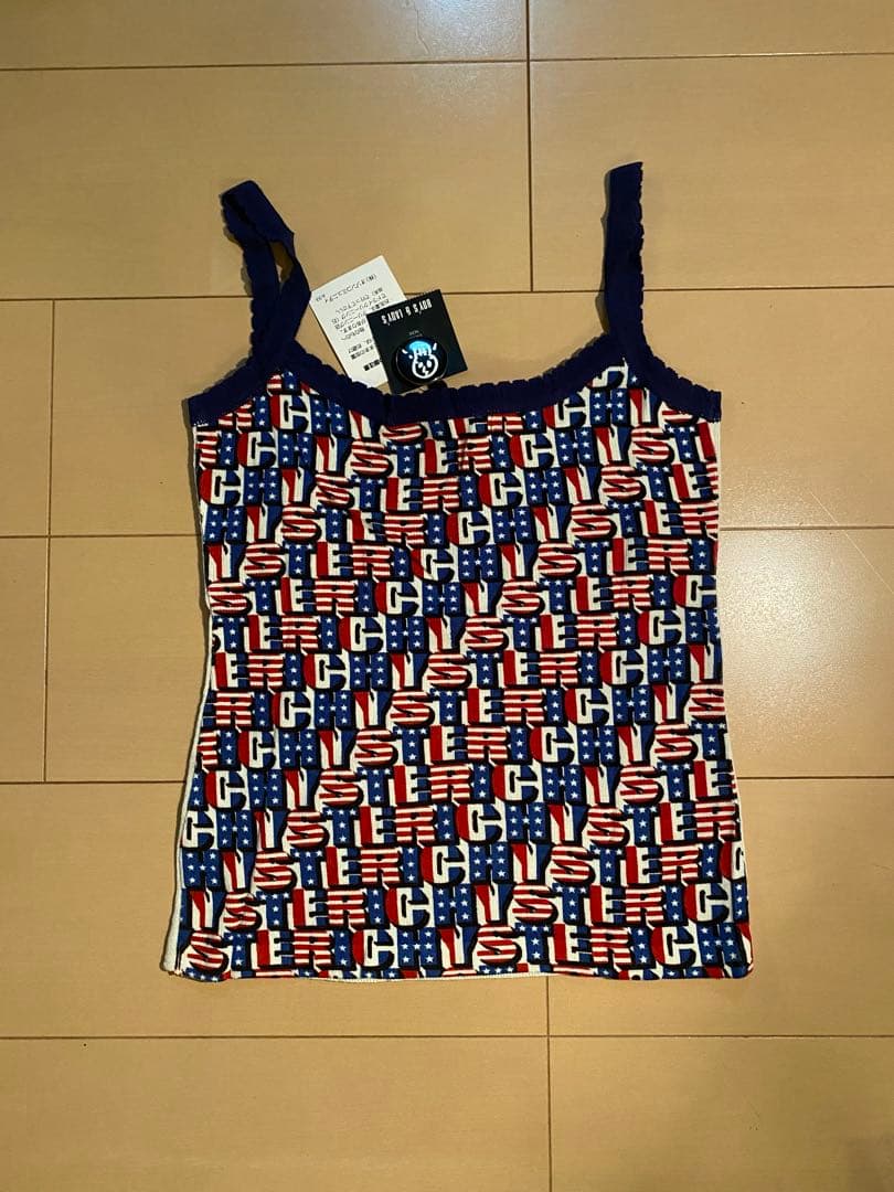 新品　初期　ヒステリックグラマー '90 星条旗　ロゴ　キャミソール　Y2K