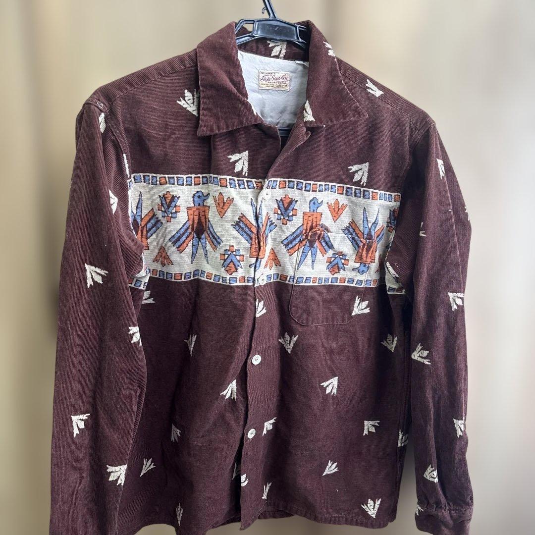 希少STYLE EYESオープンシャツ サンダーバード50sスタイル