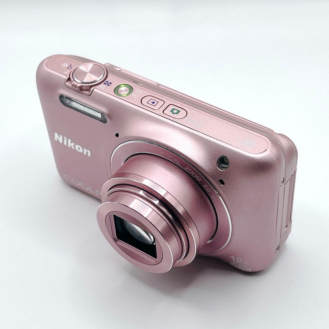 【極美品】Nikon ニコン COOLPIX S6600 シルキーピンク