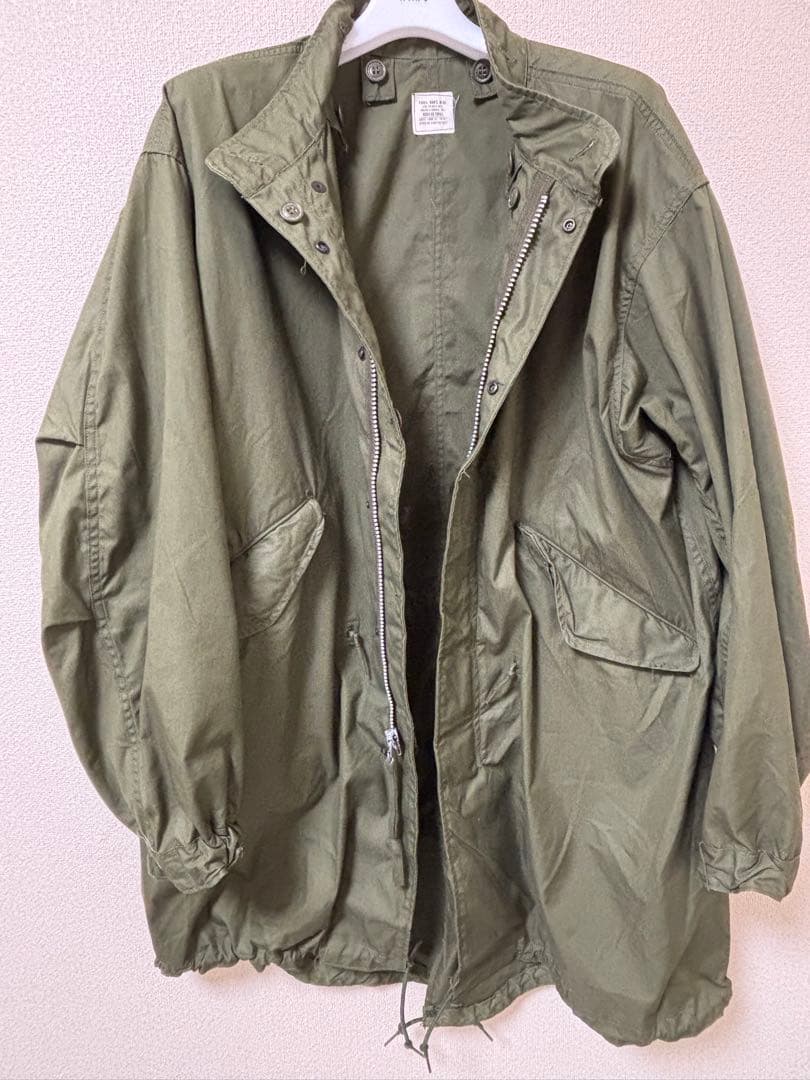 60sアルミジップS 米軍実物 M65 フィッシュテールパーカー ライナー付