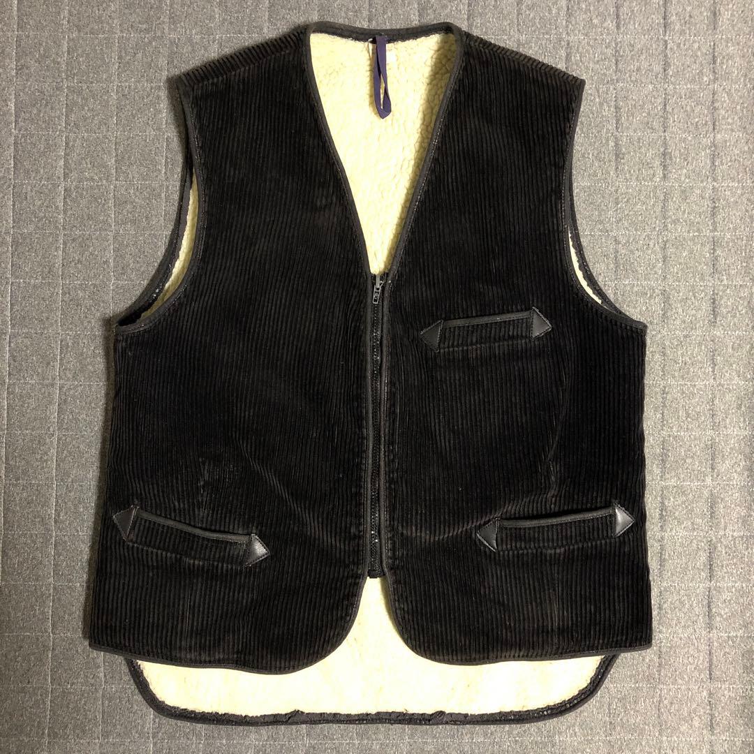 ドイツ ロガーベスト コーデュロイ 裏ボア ジレ ベスト ヴィンテージ