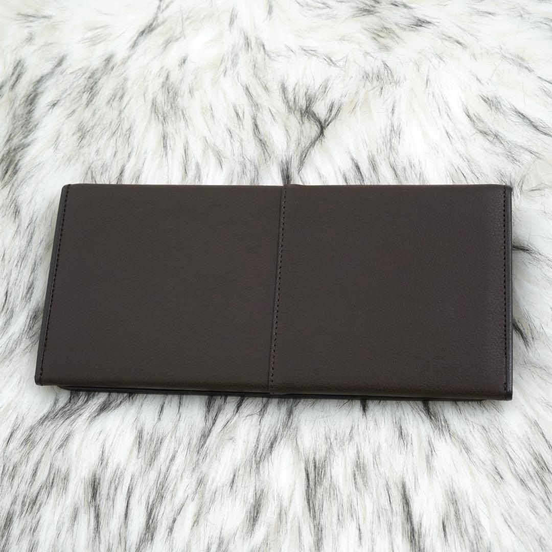 未使用品　箱付き　BURBERRY LONDON 長財布　ノバチェック　ブラウン